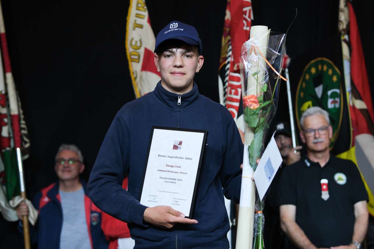 Bester Jugendlicher U17 Gewehr 300m